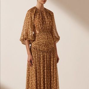 NWT Shona Joy Cut Out Backless Midi Dress